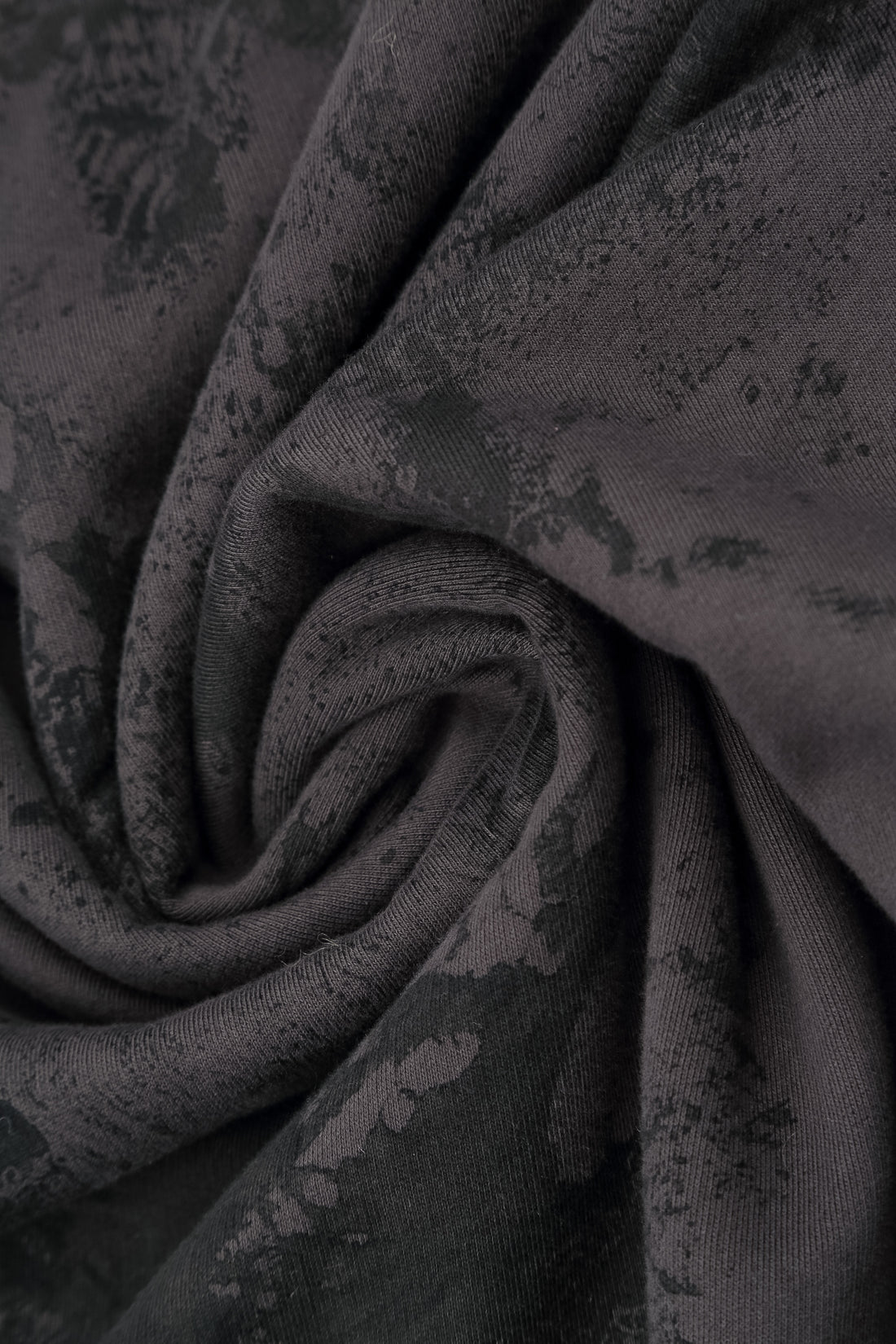 Balloon Charcoal Alabaster French Terry Cotton Dress 5