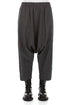 Balloon Charcoal Wool Trousers 1