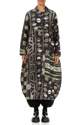 Balloon Crinkled Moonlight Silk Linen Jacket 1