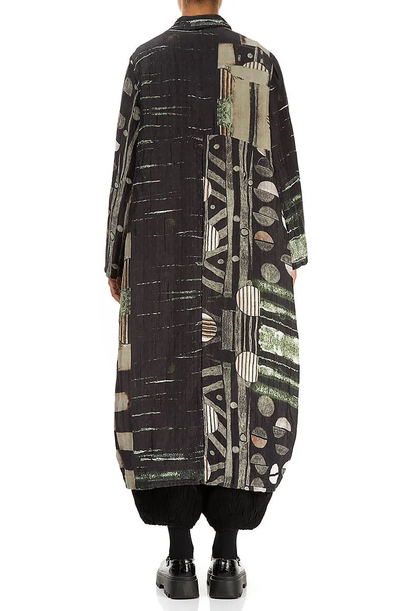 Balloon Crinkled Moonlight Silk Linen Jacket 2