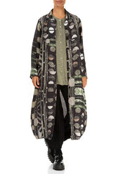 Balloon Crinkled Moonlight Silk Linen Jacket 5