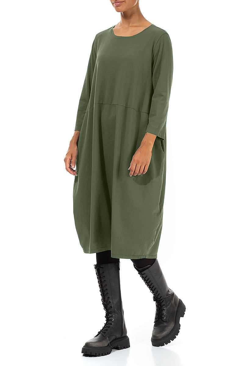 Balloon Forest Mist Cotton Dress 3