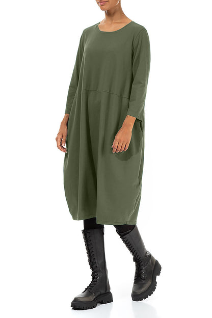 Balloon Forest Mist Cotton Dress 3