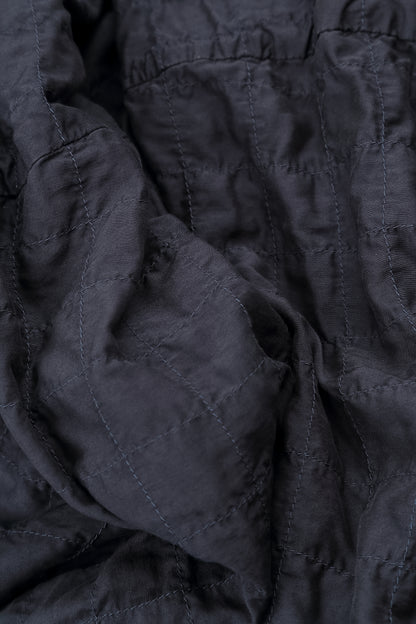 Balloon Graphite Blue Pleated Silk Bamboo Dress 6