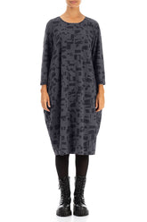 Balloon Graphite Letters Cotton Dress 1