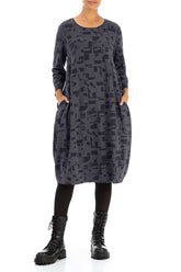 Balloon Graphite Letters Cotton Dress 4