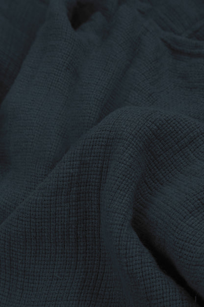 Balloon Graphite Textured Linen Jacket Dress