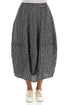 Balloon Grey Check Linen Skirt 1