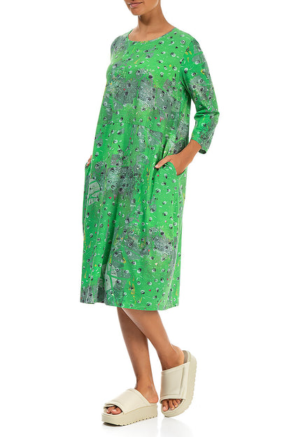 Balloon Meadow Cotton Dress 4