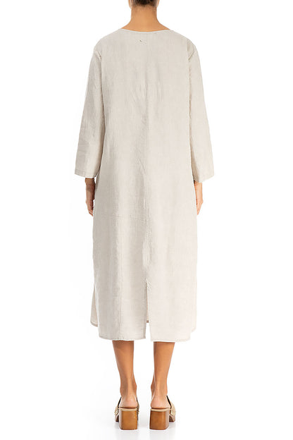 Balloon Natural Linen Dress 2