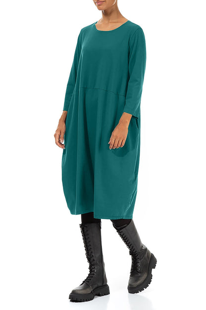 Balloon Peacock Cotton Dress 3