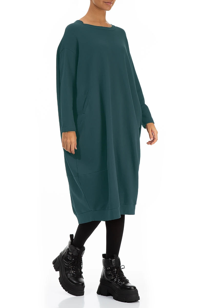 Balloon Peacock Cotton Dress 3