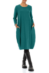 Balloon Peacock Cotton Dress 4