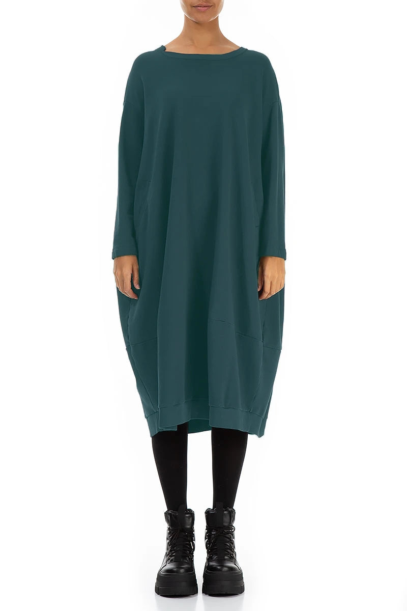 Balloon Peacock Cotton Dress 1