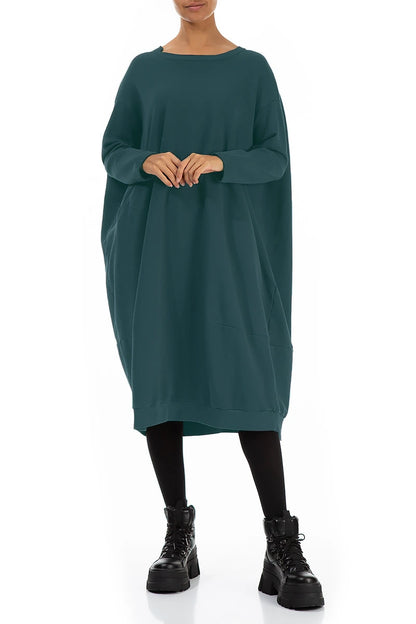 Balloon Peacock Cotton Dress 4