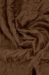 Balloon Pleated Aged Copper Silk Bamboo Skirt 5