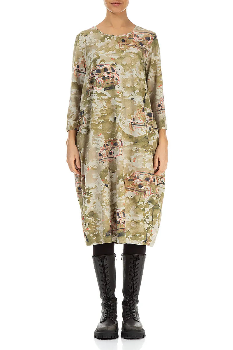 Balloon Retro Cotton Dress 1