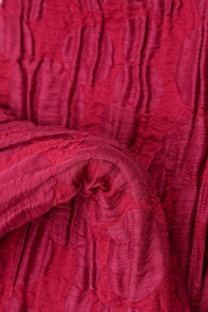 Balloon Ruby Circle Silk Linen Dress