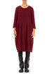 Balloon Ruby Textured Linen Dress 1