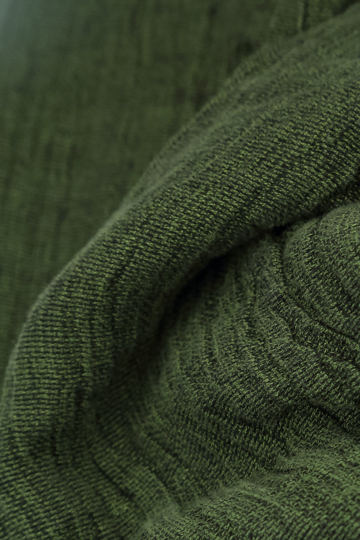 Balloon Shamrock Green Mélange Linen Dress 5