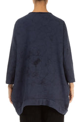 Balloon Slate Blue Marble Cotton Tunic 2
