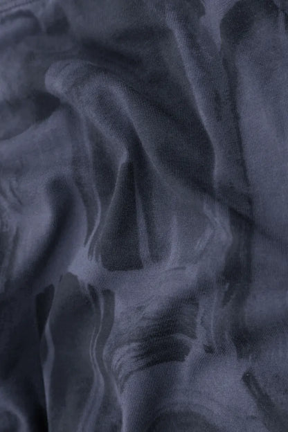 Balloon Slate Blue Paintwave Cotton Dress 5