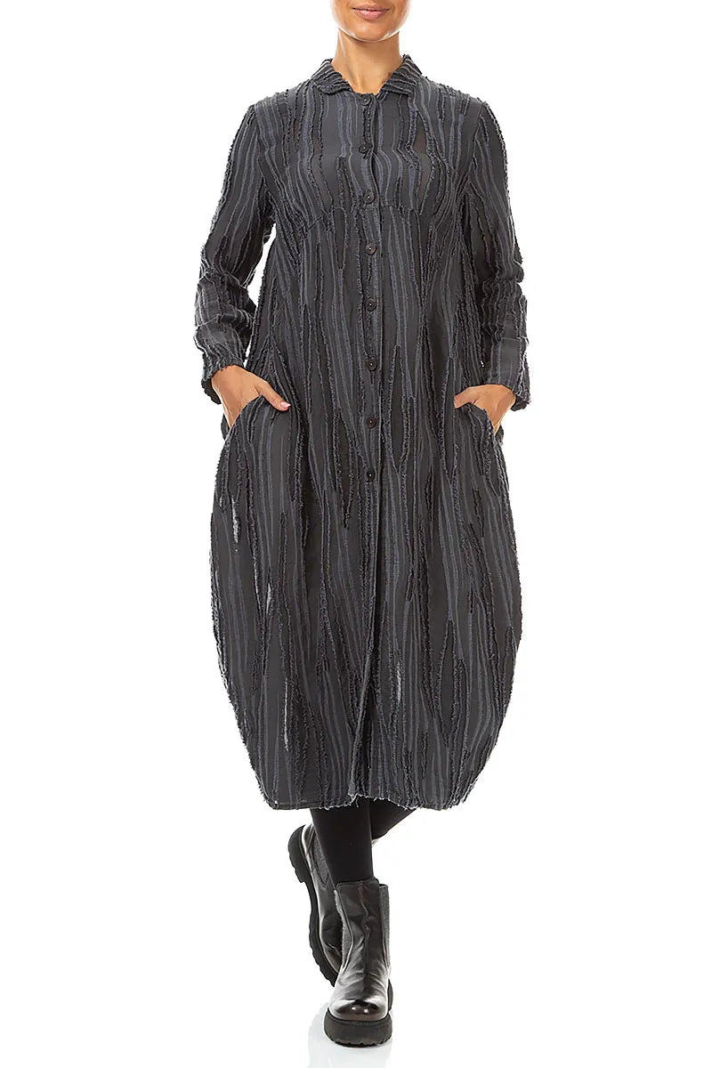 Balloon Slate Fray Weave Jacket 5