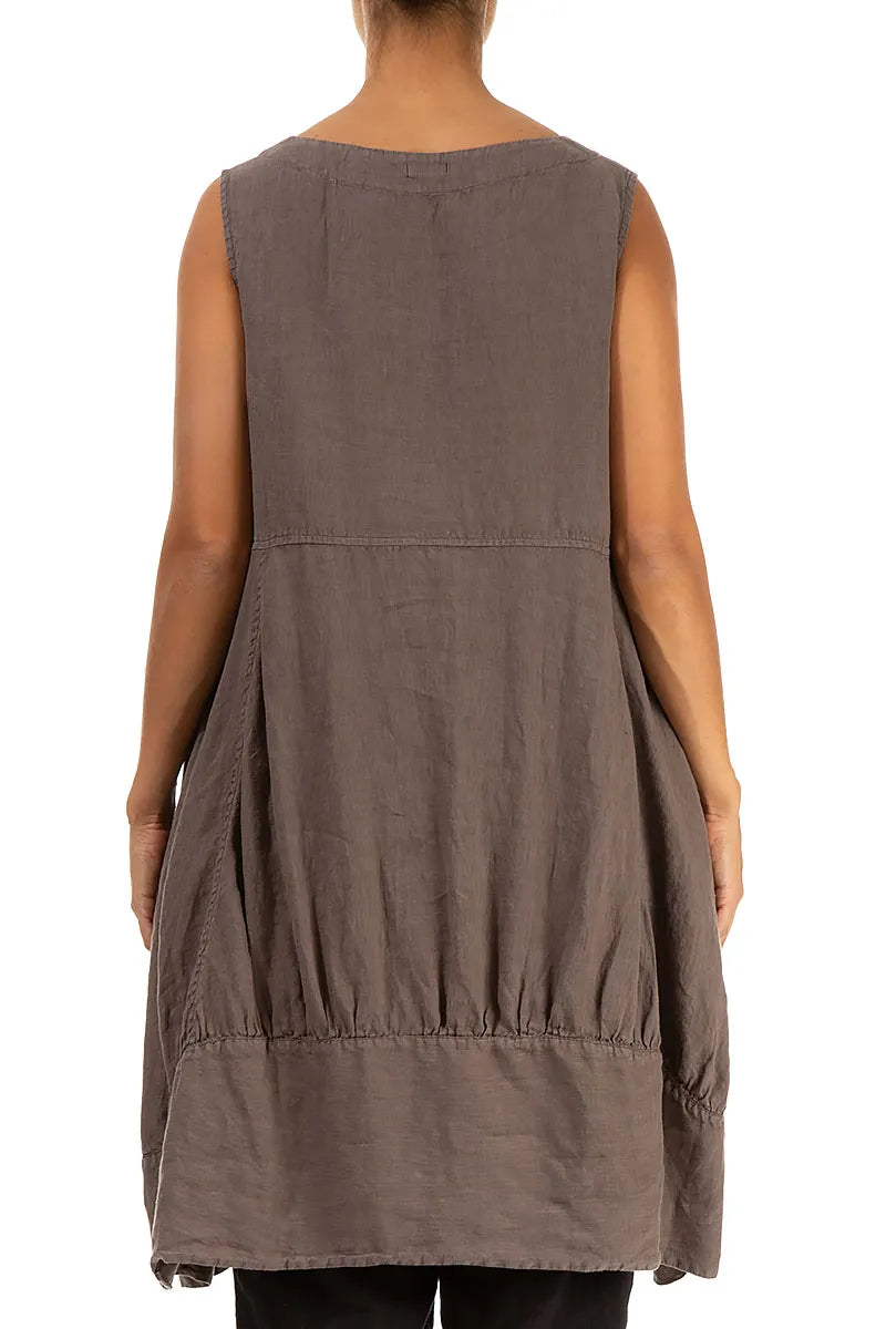 Balloon Truffle Linen Tunic 2