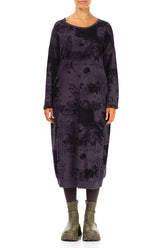 Balloon Vintage Violet Alabaster French Terry Cotton Dress 1