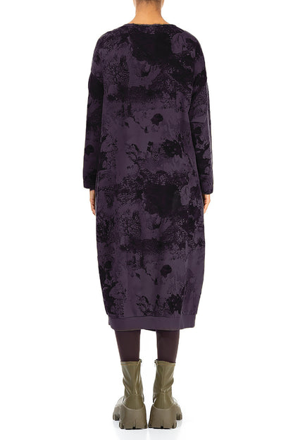 Balloon Vintage Violet Alabaster French Terry Cotton Dress 2