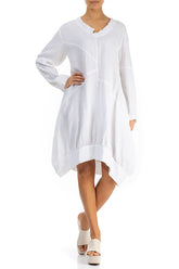 Balloon White Linen Tunic 3