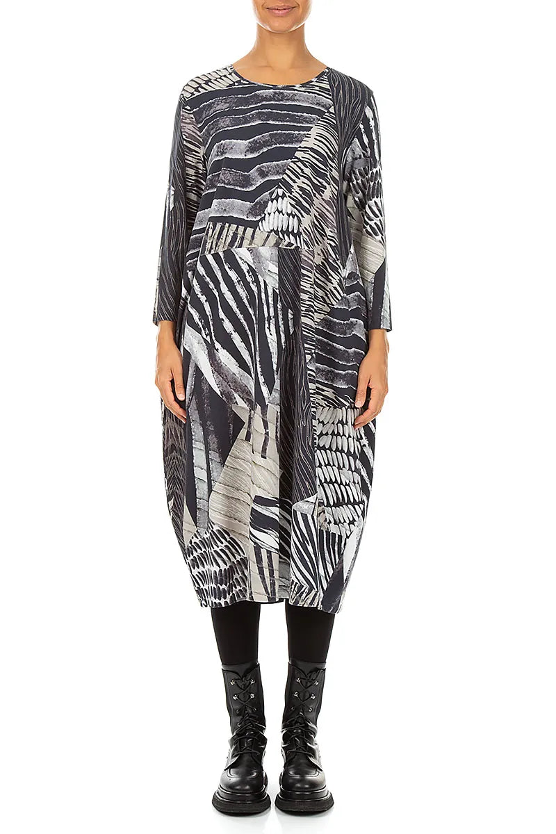 Balloon Wild Ink Cotton Dress 1