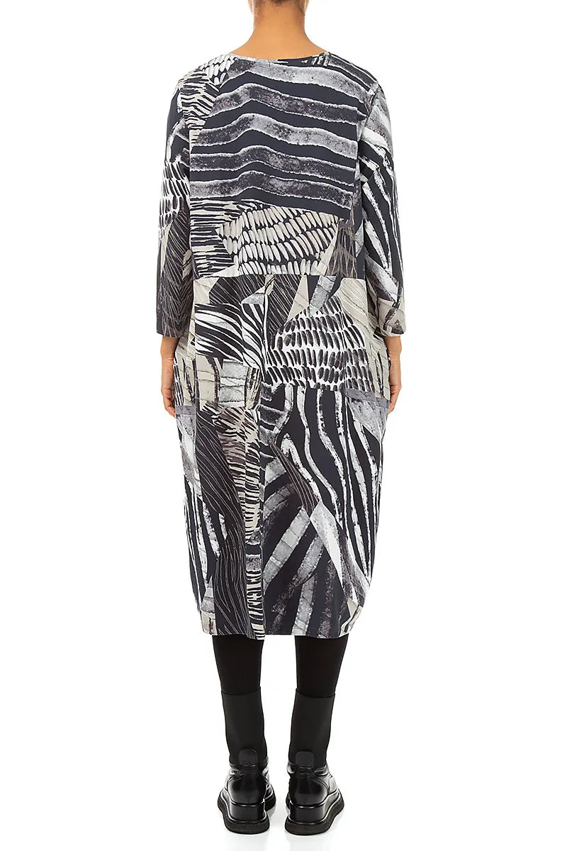 Balloon Wild Ink Cotton Dress 2