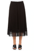 Black Broderie Cotton Skirt 1