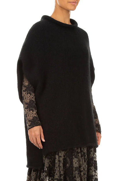 Black Cashmere Wool Vest 3