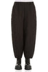 Black Checkered Linen Cotton Trousers 1