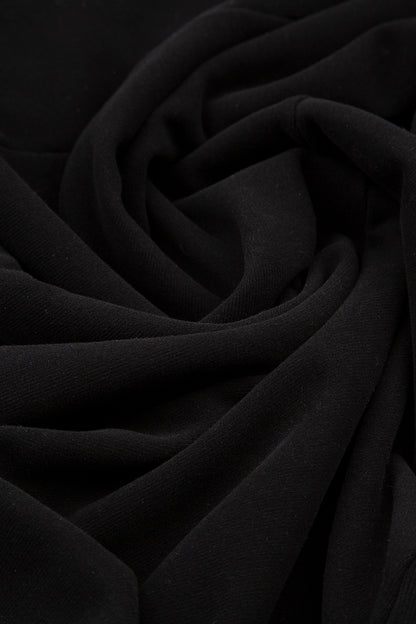 Strappy Black Cotton Dungaree Dress 5