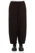 Black Cotton Jersey Trousers 1