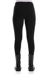 Black Cotton Leggings 2