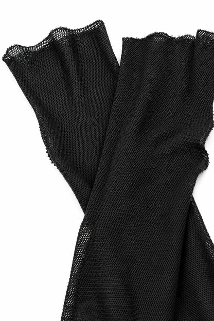 Black Mesh Soft Cotton Wristlets 4
