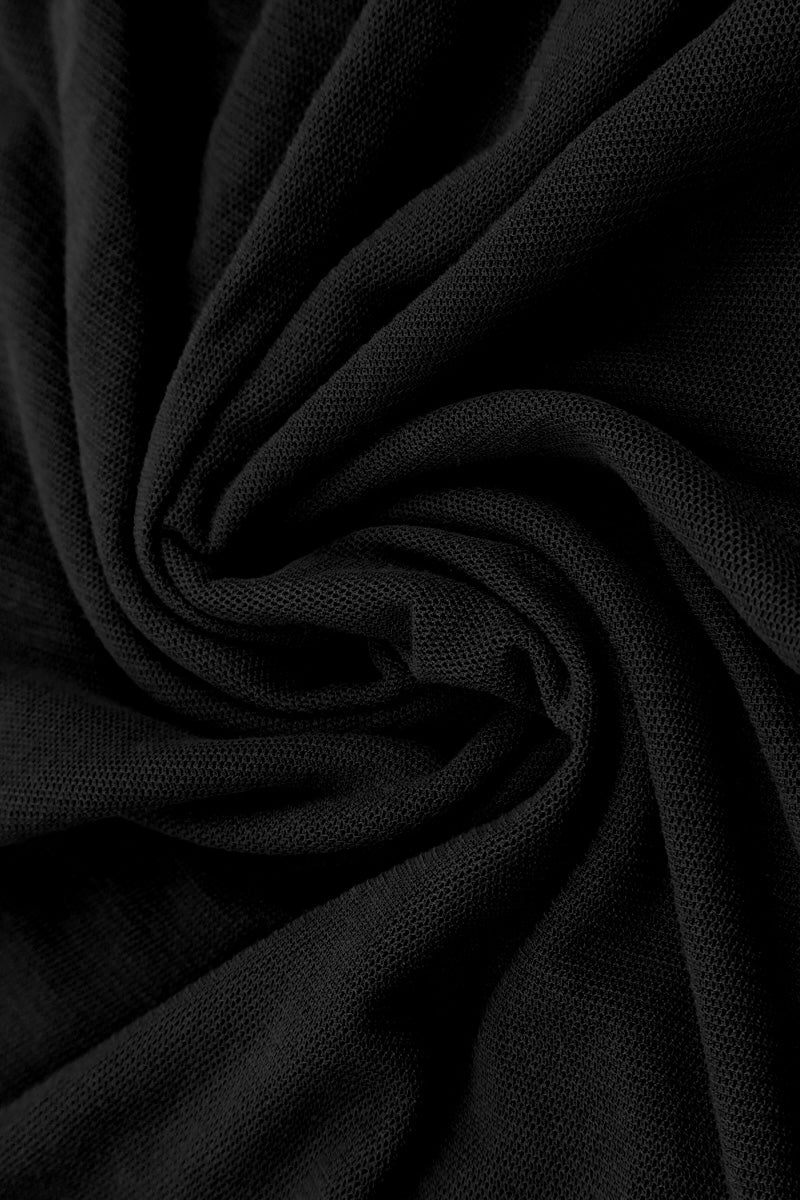 Pochettes en coton doux et maille noire