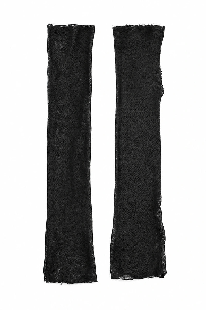 Black Mesh Soft Cotton Wristlets 6