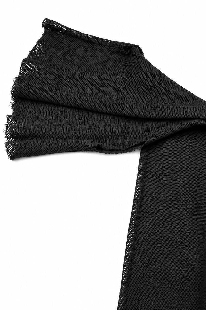 Black Mesh Soft Cotton Wristlets 5
