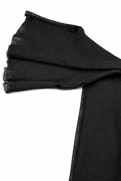 Black Mesh Soft Cotton Wristlets 5