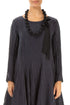 Black Silk Bead Necklace 1