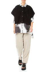 Black Teddy Cotton Gilet 5