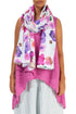 Blossom Soft Gauze Linen Scarf 1