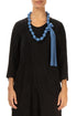 Blue Nova Silk Bead Necklace 1