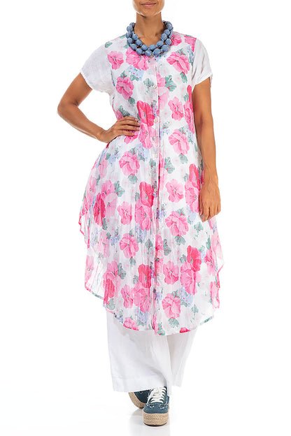 Blaue Nova-Halskette mit Seidenperlen