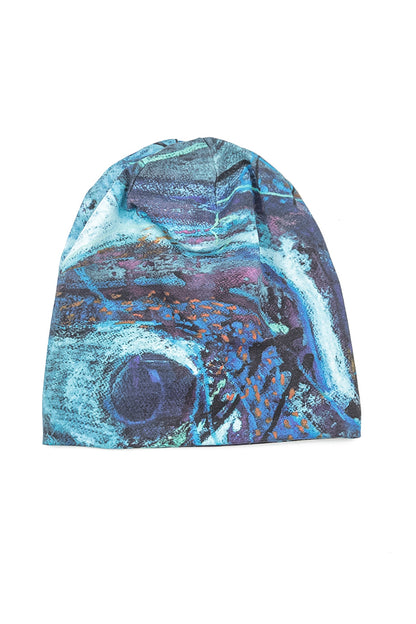 Blue Reverie Cotton Beanie Hat 4